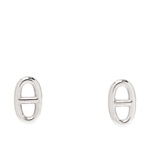 Hermes Sterling Silver TPM Farandole Earrings